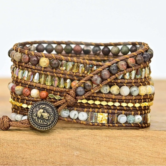 NWOT BOKIWAY Agate Watch Bracelet Band - Picture 2 of 8